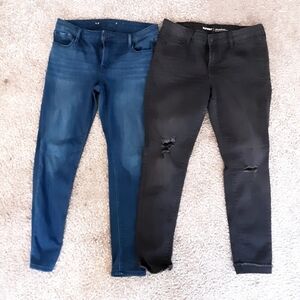 TWO pairs of jeans Sz 8P